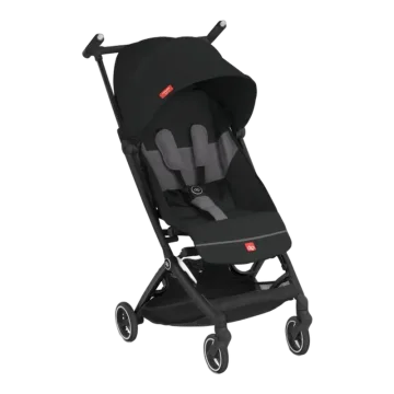 GB Pockit+ travel stroller folded and unfolded